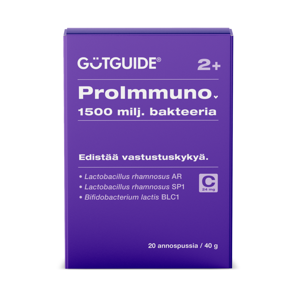 GutGuide-ProImmuno-bakteerilisä-edistää vastustuskykyä