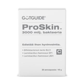 GutGuide-Proskin-bakteerituotepakkaus-edistää-ihon-hyvinvointia